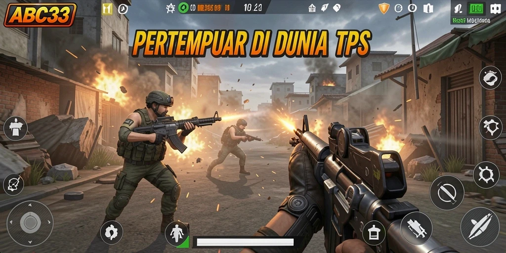 Tampilan seru gameplay ABC33 dalam aksi TPS.