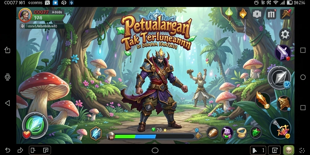 Screenshot gameplay COO77 menampilkan aksi mendebarkan dalam petualangan.