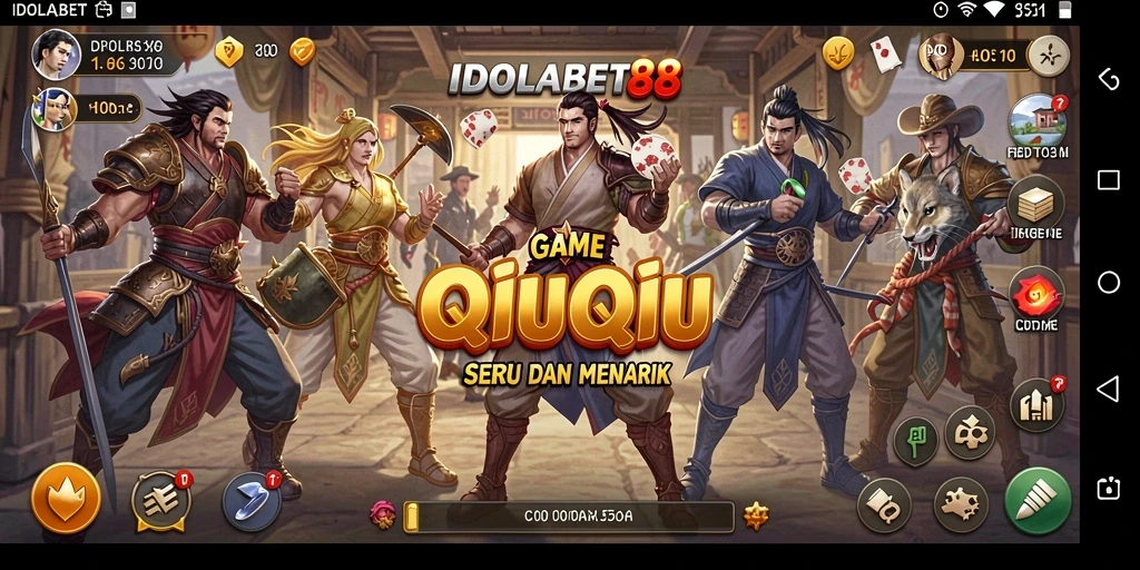 Tampilan gameplay QiuQiu yang menarik dan seru.