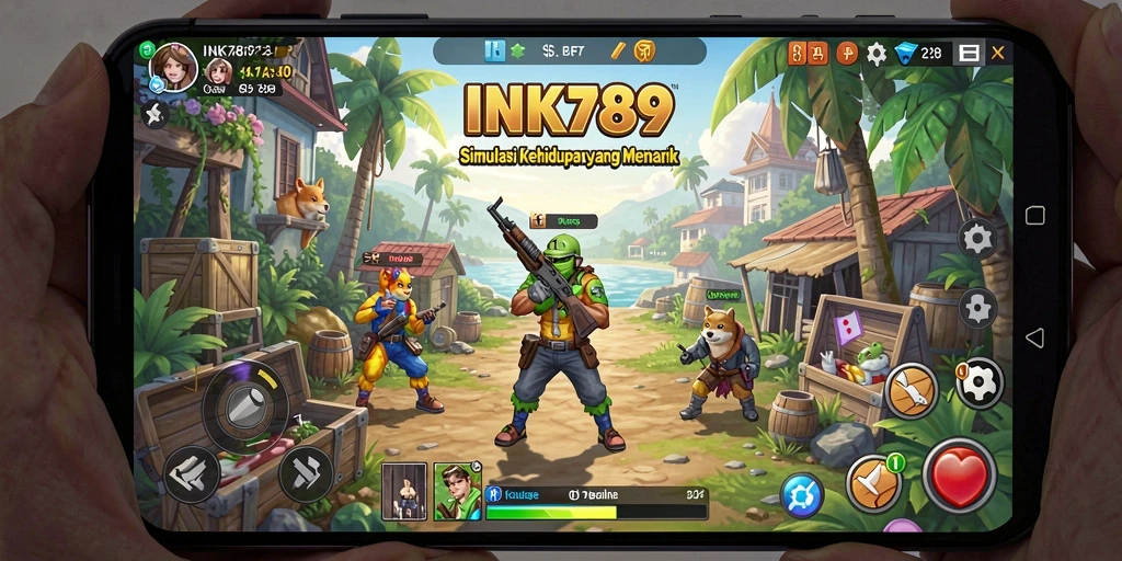Tampilan menarik dalam gameplay simulasi yang mendebarkan.