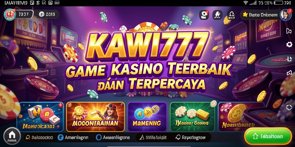 Tampilan menarik dari gameplay KAWI777 yang mendebarkan.