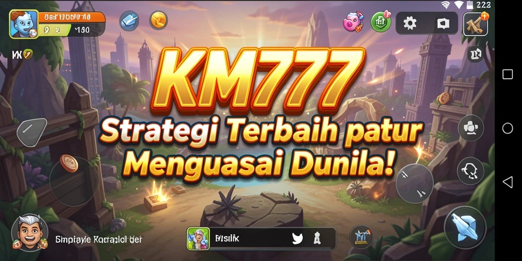 Tampilan gameplay menarik dari KM777 yang penuh strategi.