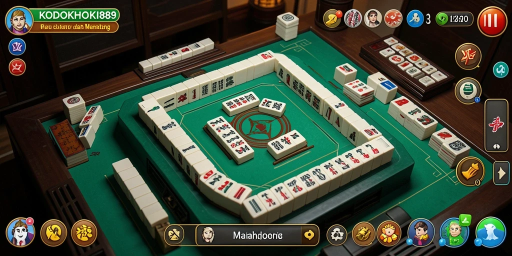 Tampilan utama permainan <strong>KODOKHOKI889</strong> yang menampilkan permainan Mahjong yang seru.
