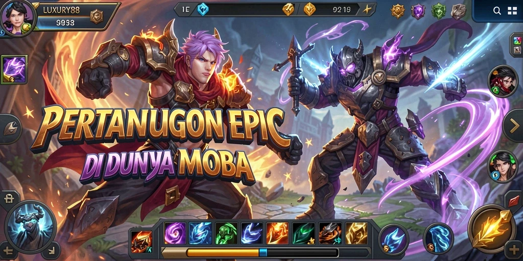 Gameplay seru dalam LUXURY88 dengan pertarungan tim yang mendebarkan.