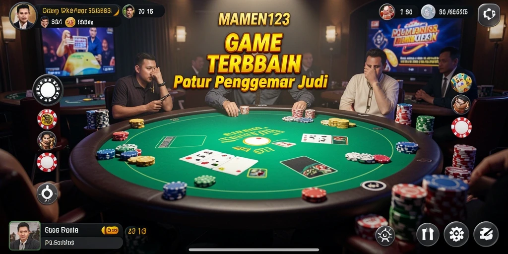 Tangkapan layar dari gameplay MAMEN123 yang menarik dan kompetitif.