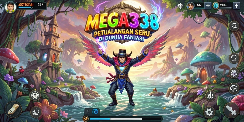 Tangkapan layar gameplay MEGA338 yang menunjukkan aksi seru dalam petualangan.