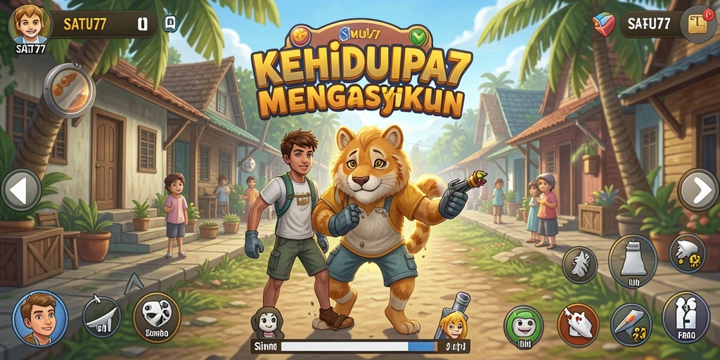 Gameplay SATU77 yang menarik dan imersif dalam dunia simulasi.