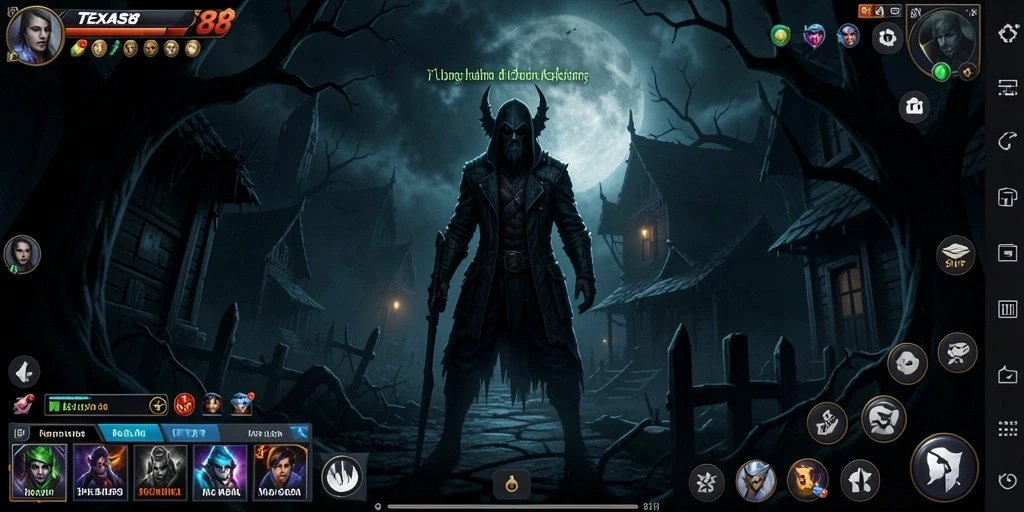 Tampilan gameplay TEXAS88 yang mencekam dan penuh ketegangan.