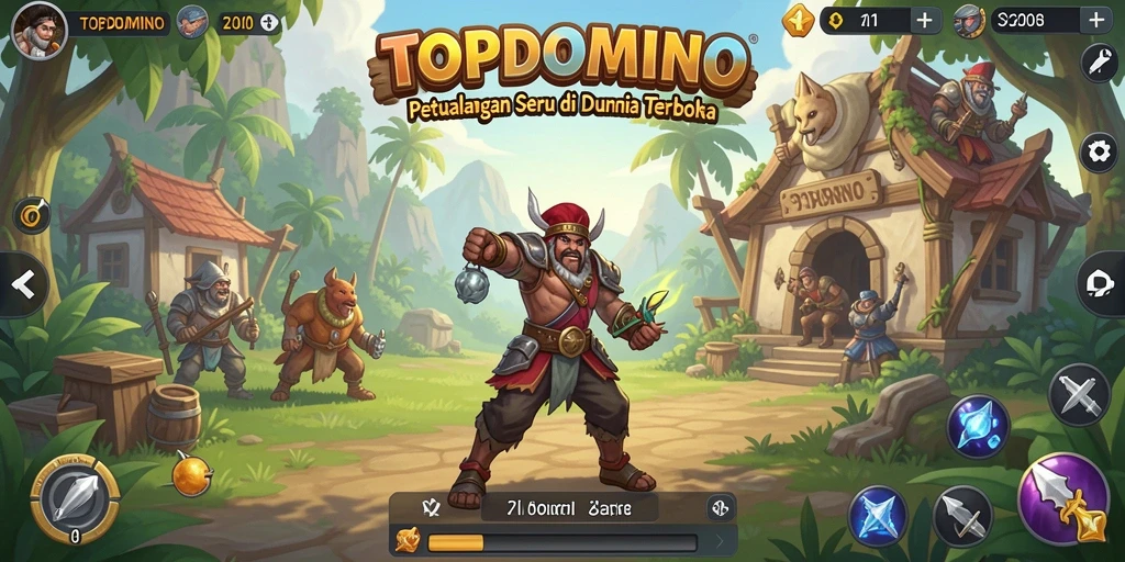 Screenshot gameplay yang menampilkan eksplorasi seru di dunia Open World.