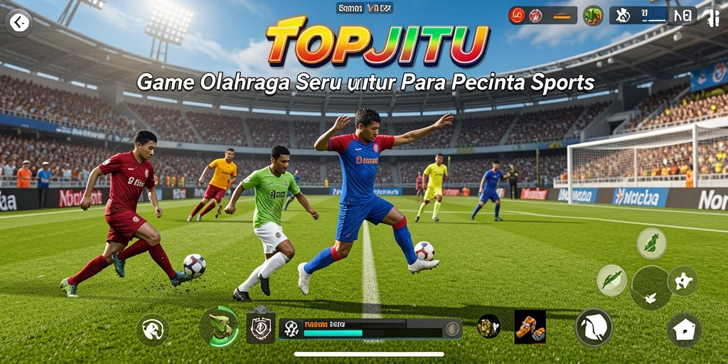 Gameplay menarik di <strong>TOPJITU</strong> yang memperlihatkan aksi olahraga seru.