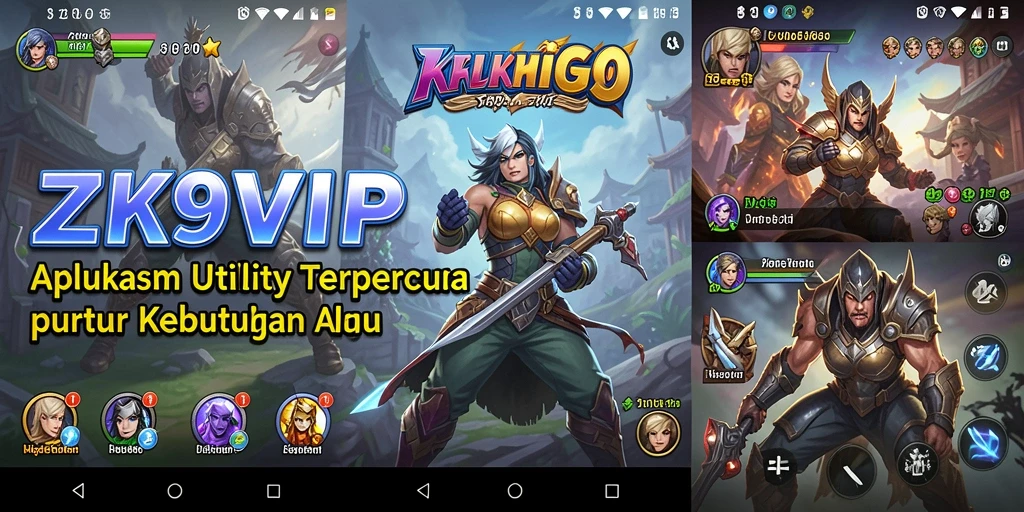 Tampilan antarmuka ZK9VIP yang intuitif dan mudah digunakan.
